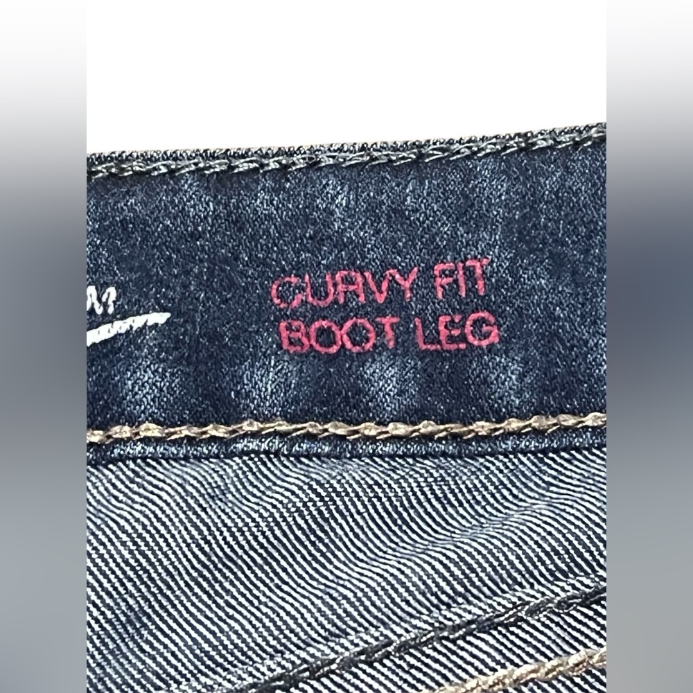 Inc Denim Size 4 Curvy Fit Boot Leg Jeans Pants Denim Stretch 32 Inseam - Picture 4 of 9